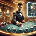 How can beginners start playing at a live casino safely?